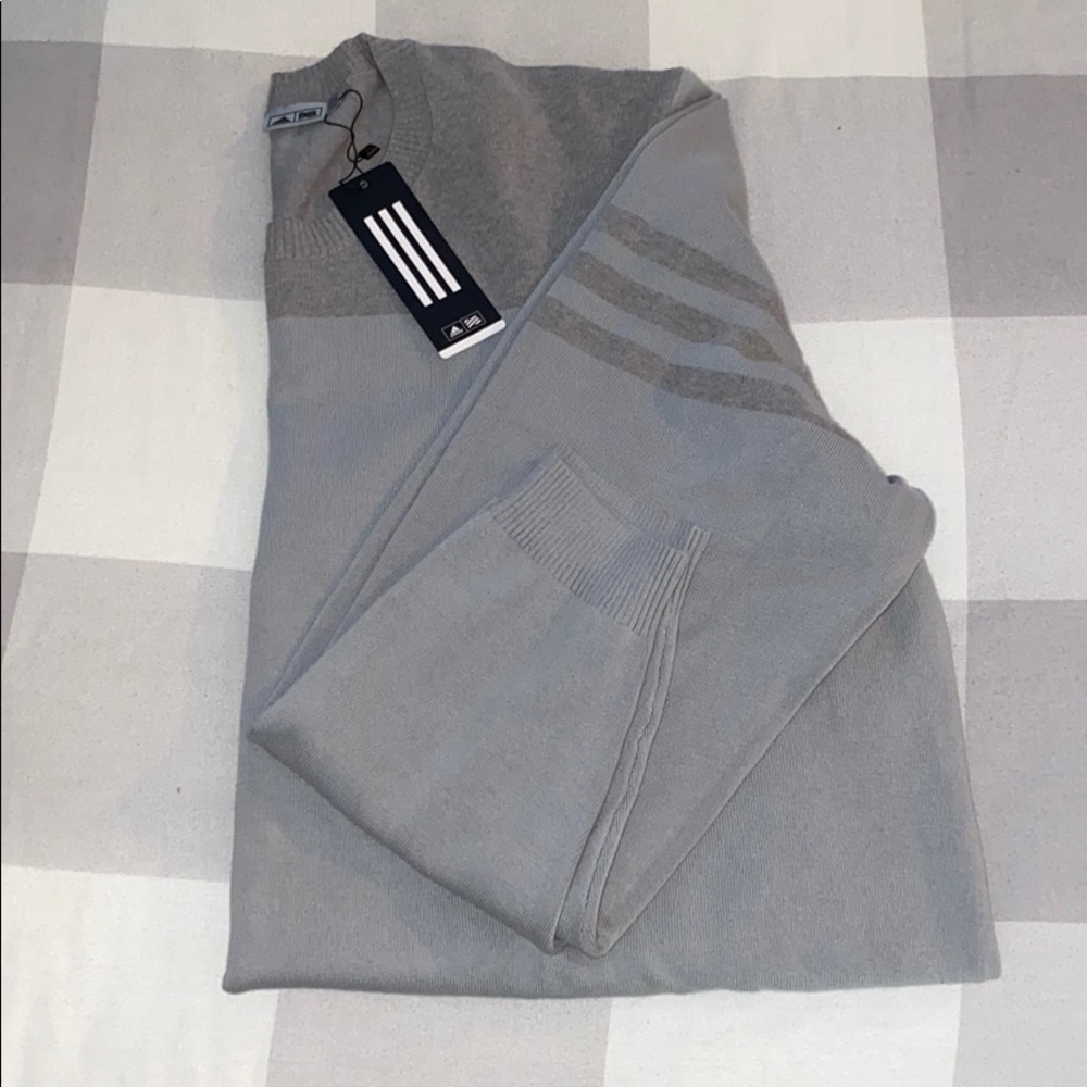 Adidas Sweater gray NWT 2XL